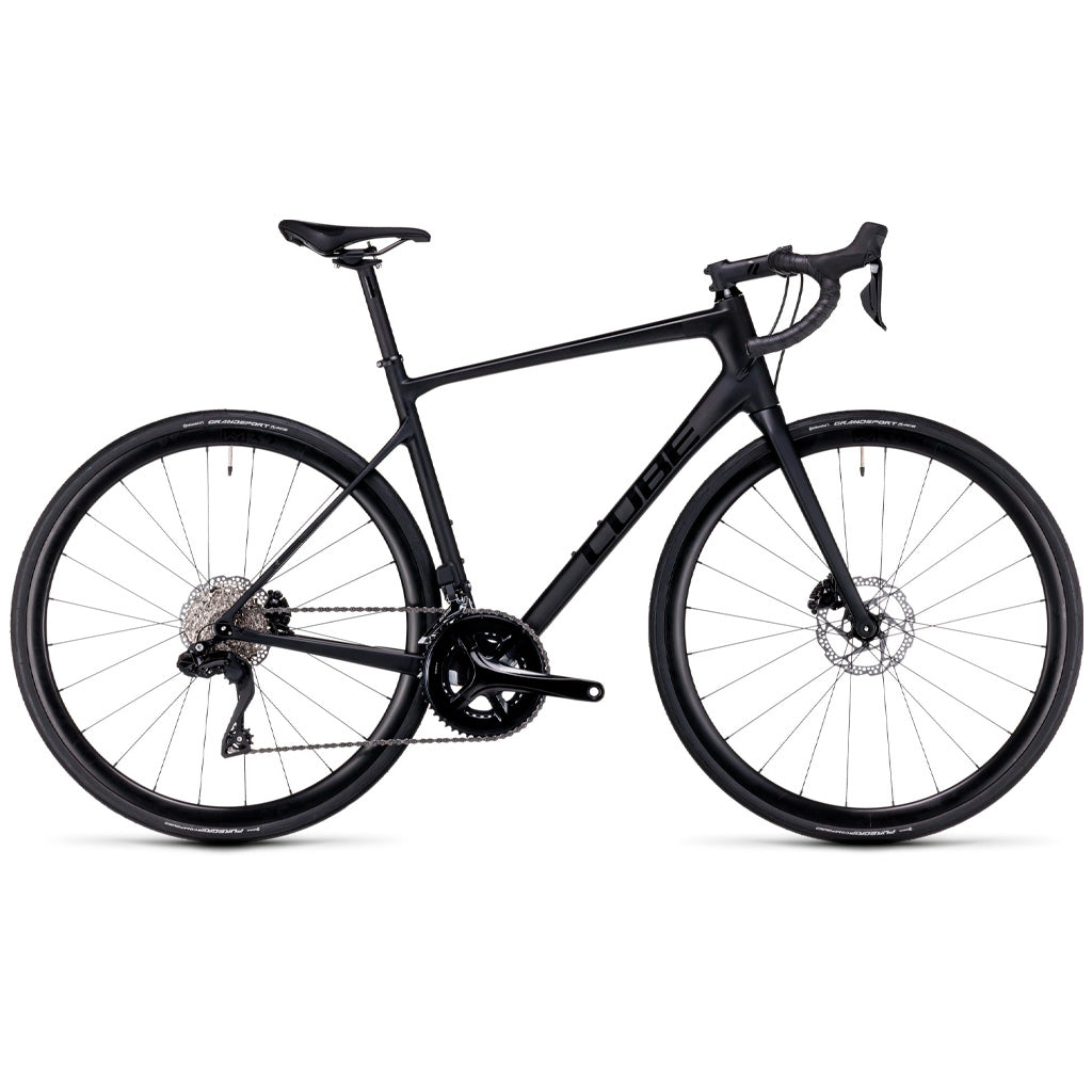 Bicicleta de ruta CUBE Attain GTC SLX carbon'n'black